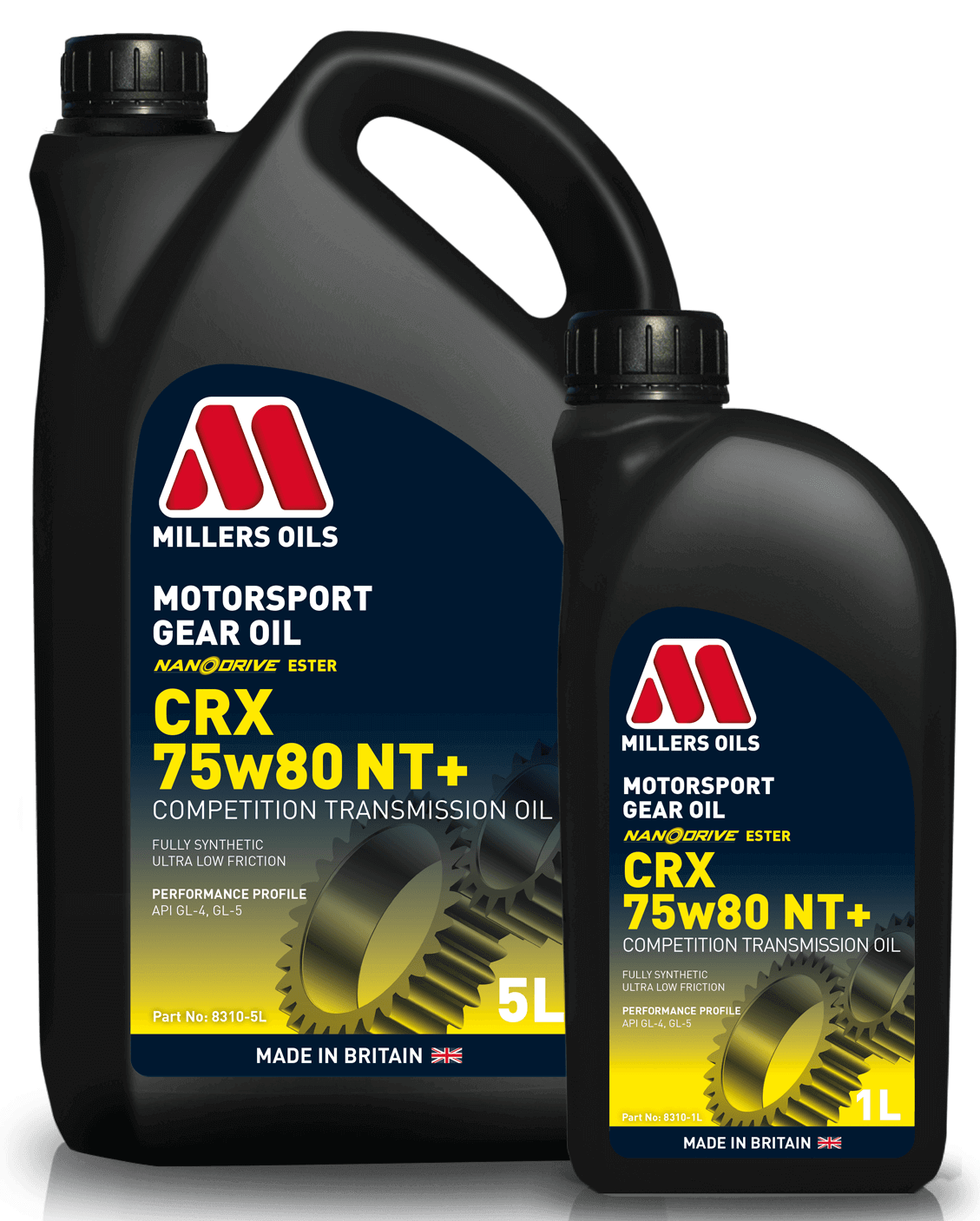 Motorsport CRX 75w80 NT+ - Millers Oils