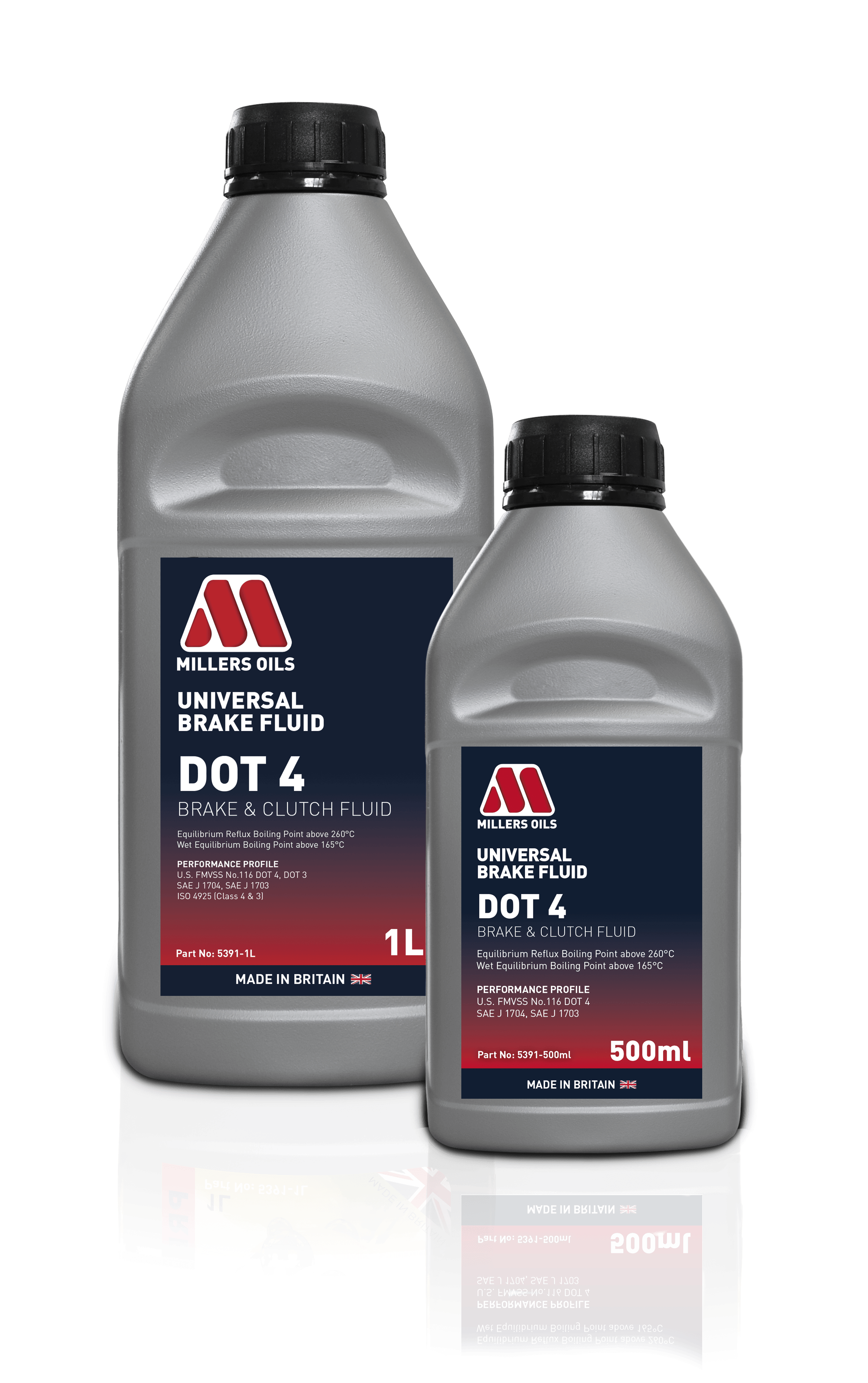 Universal Brake Fluid DOT 4 Millers Oils