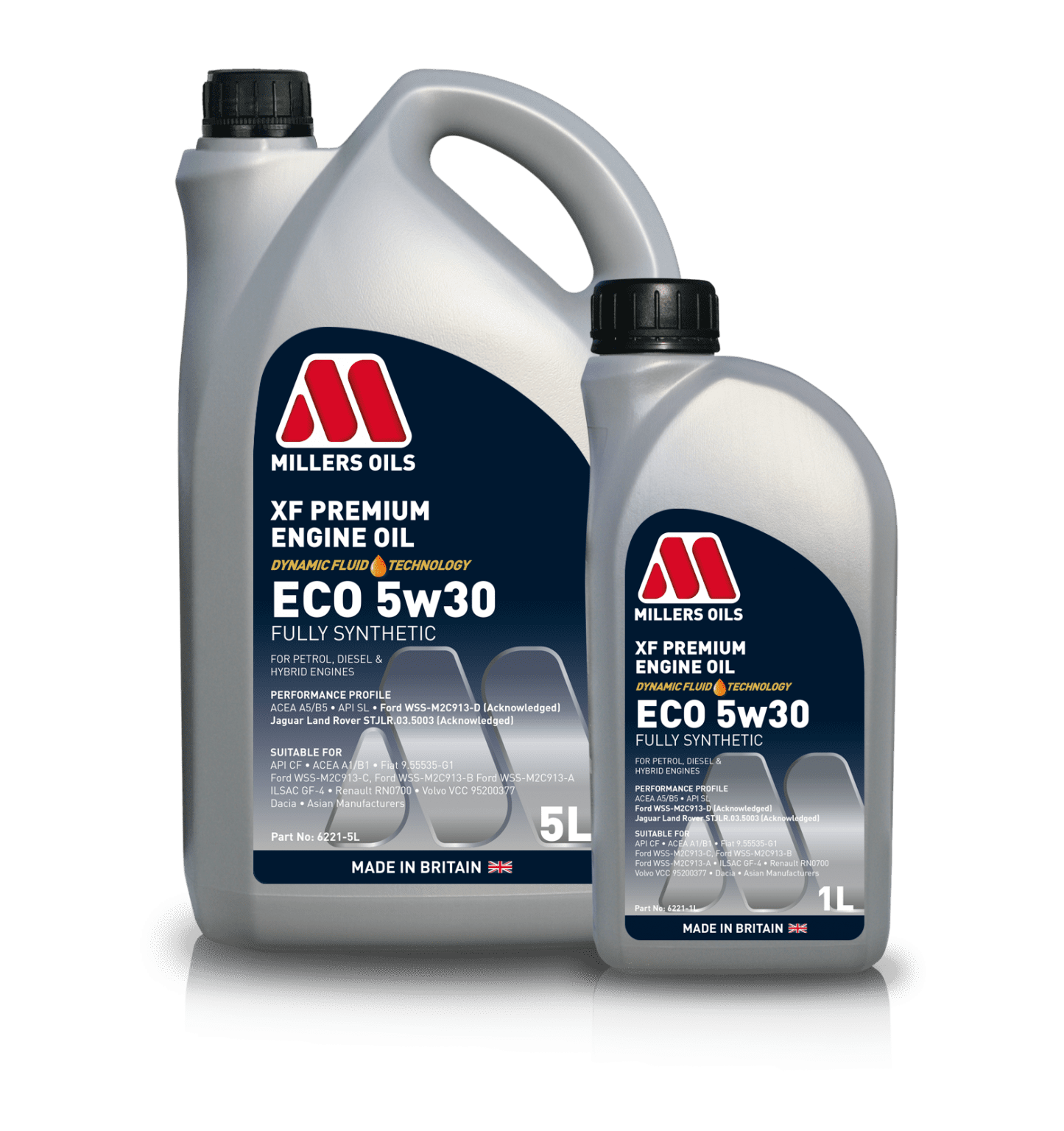 XF Premium Engine Oil ECO 5w30 Millers Oils