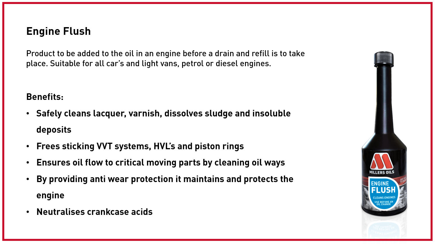 Vehicle Longevity Fuel Treatments Millers Oils