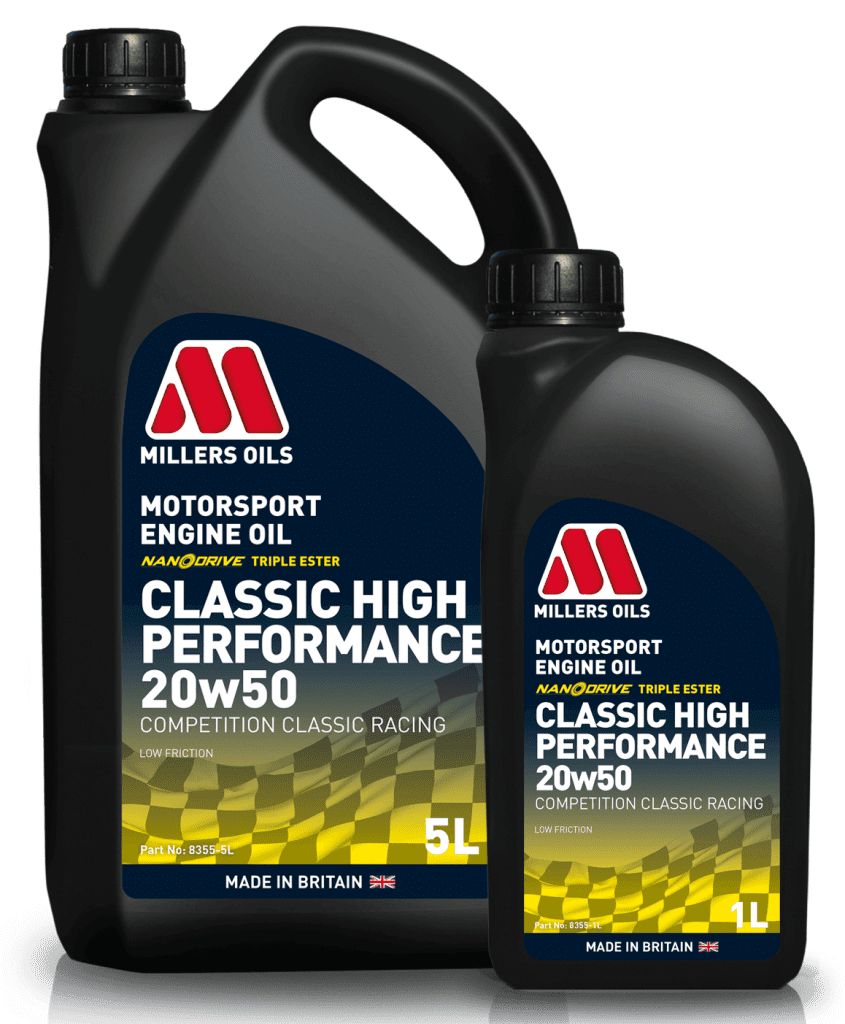 Motorsport Classic High Performance 20w50 Millers Oils