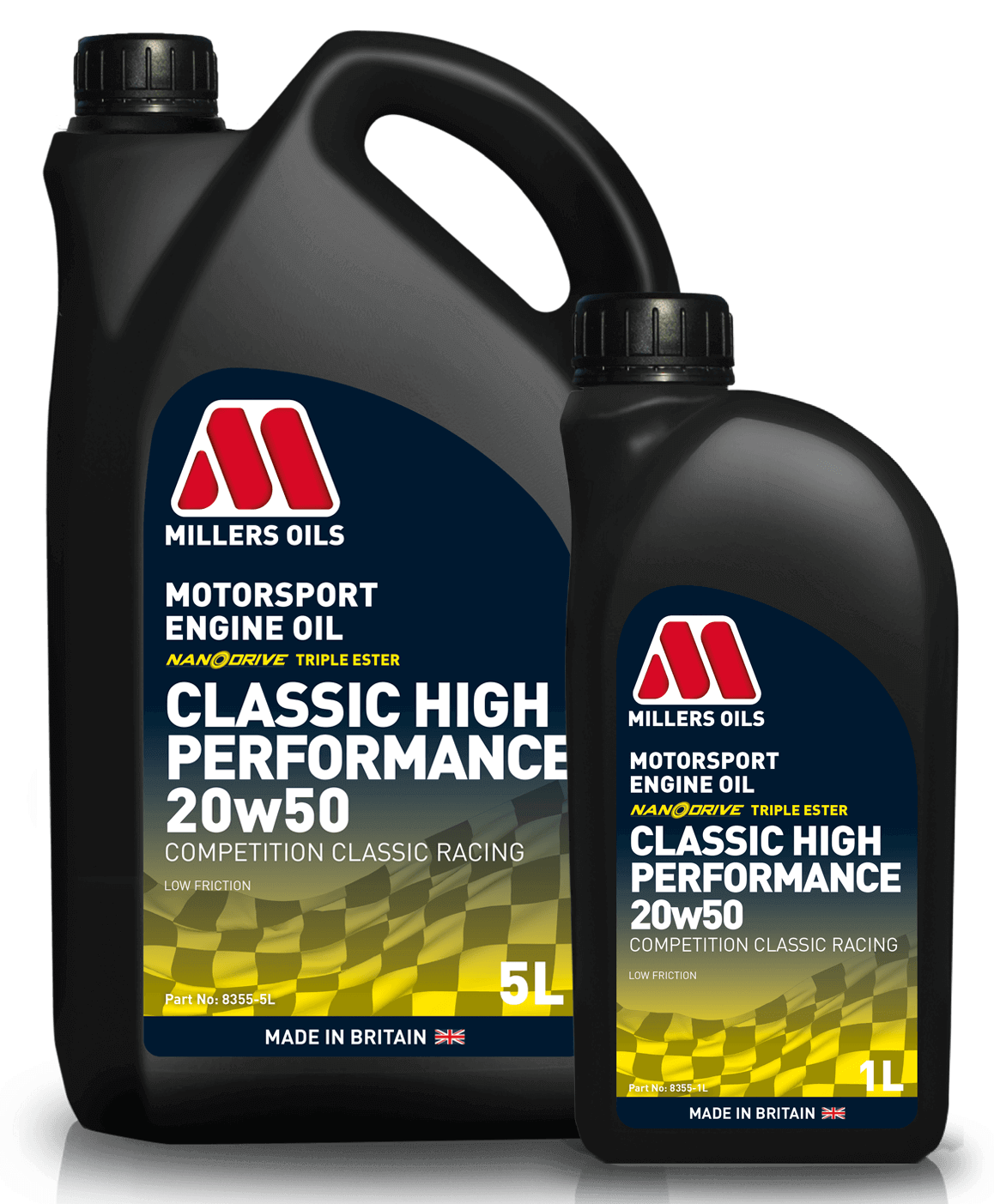 Motorsport Classic High Performance 20w50 Millers Oils