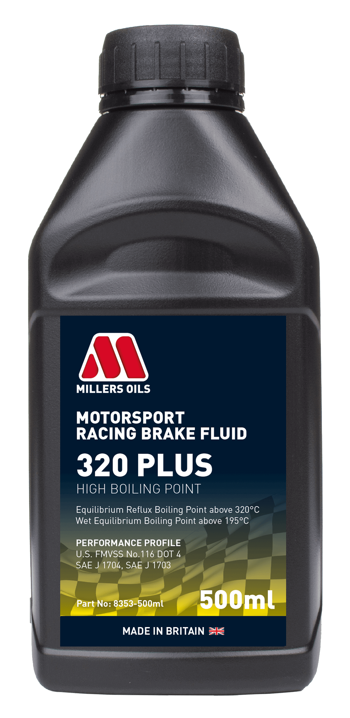Motorsport Racing Brake Fluid 320 PLUS Millers Oils