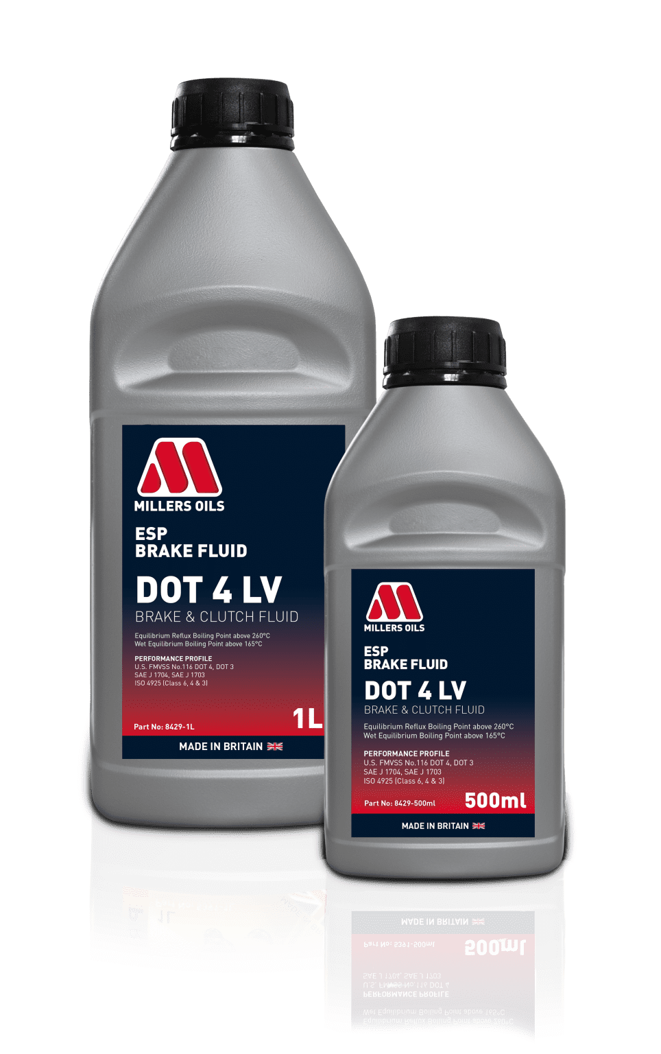 ESP Brake Fluid DOT 4 LV Millers Oils